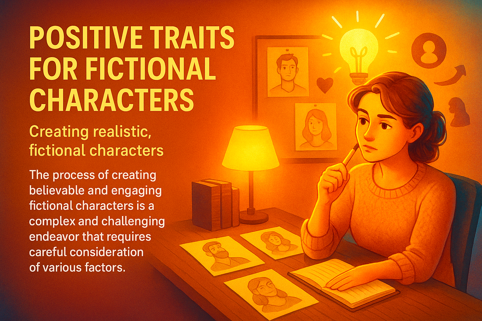 Positive Traits for Fictional Characters